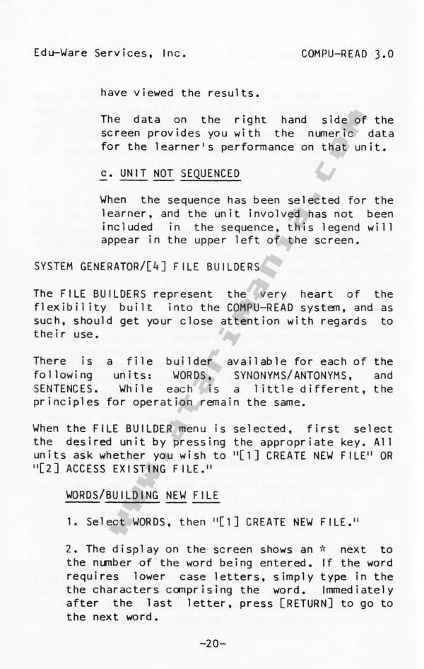 Instructions page 21