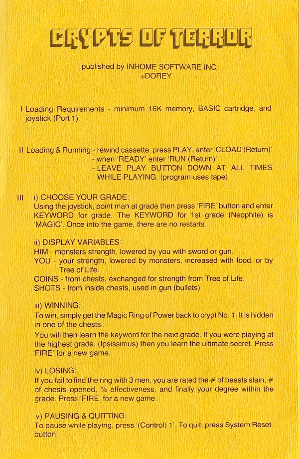 Instructions page 1