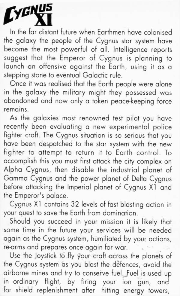 Instructions page 1