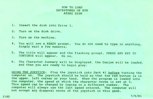 Instructions page 17