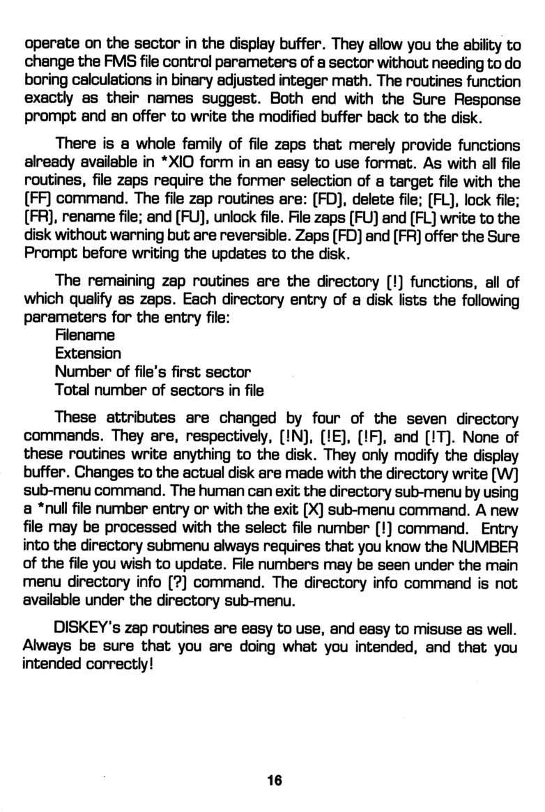 Instructions page 18