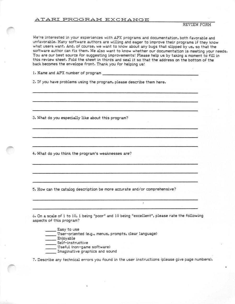 Instructions page 17