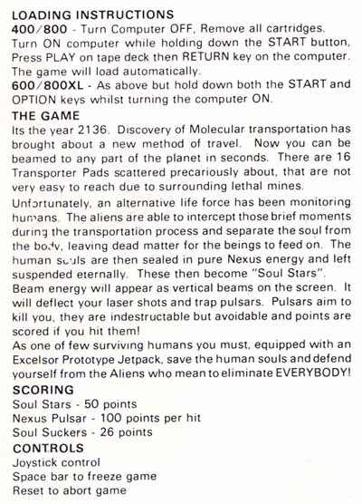 Instructions page 1
