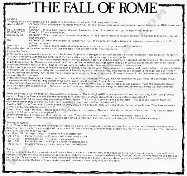 Instructions page 1