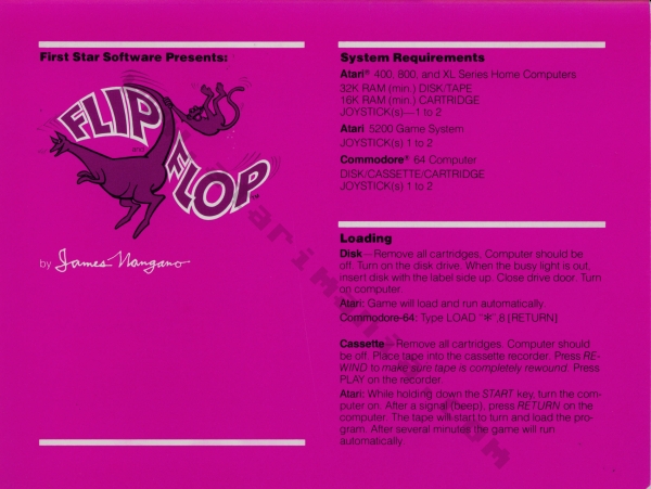 Instructions page 1