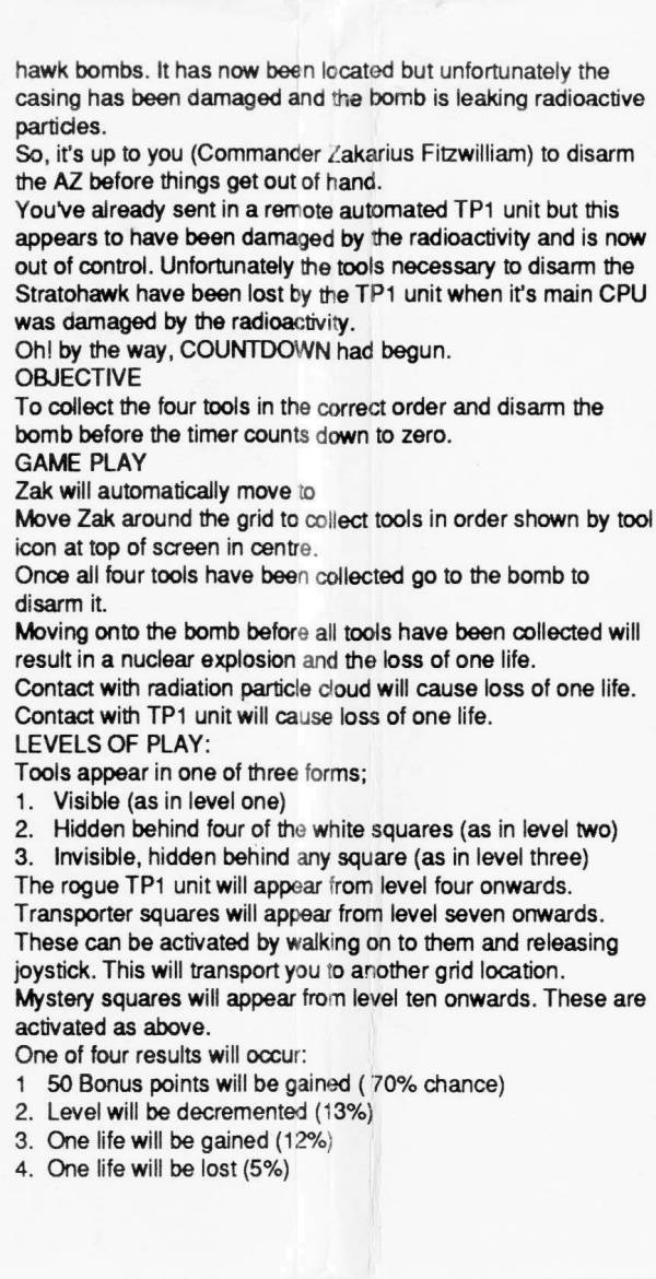 Instructions page 2