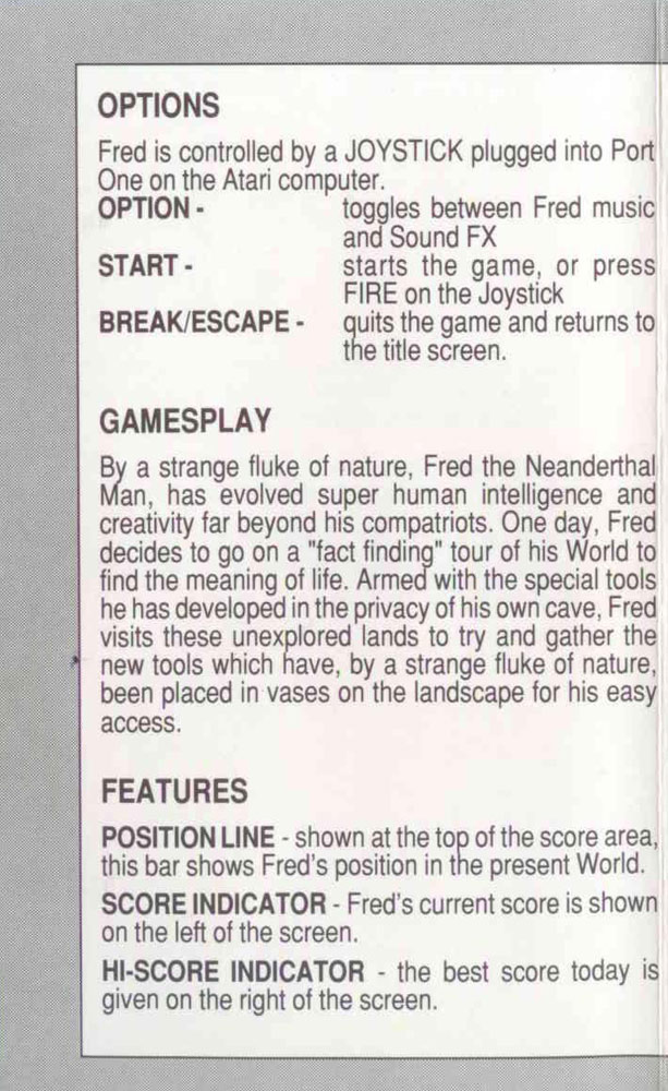 Instructions page 1