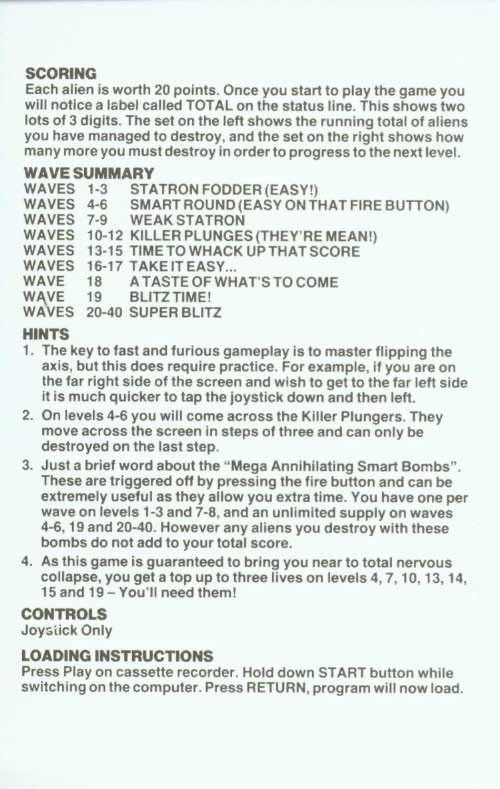 Instructions page 1