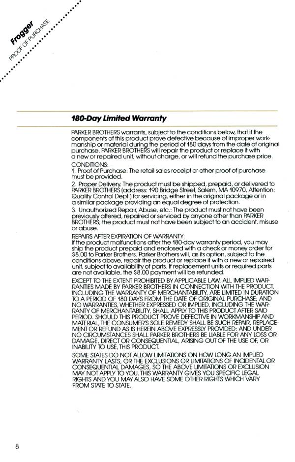 Instructions page 8