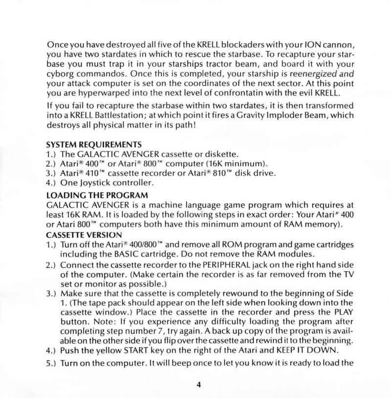 Instructions page 4