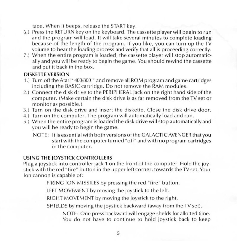 Instructions page 5