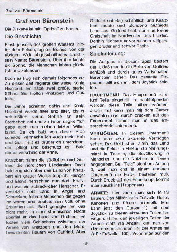 Instructions page 1
