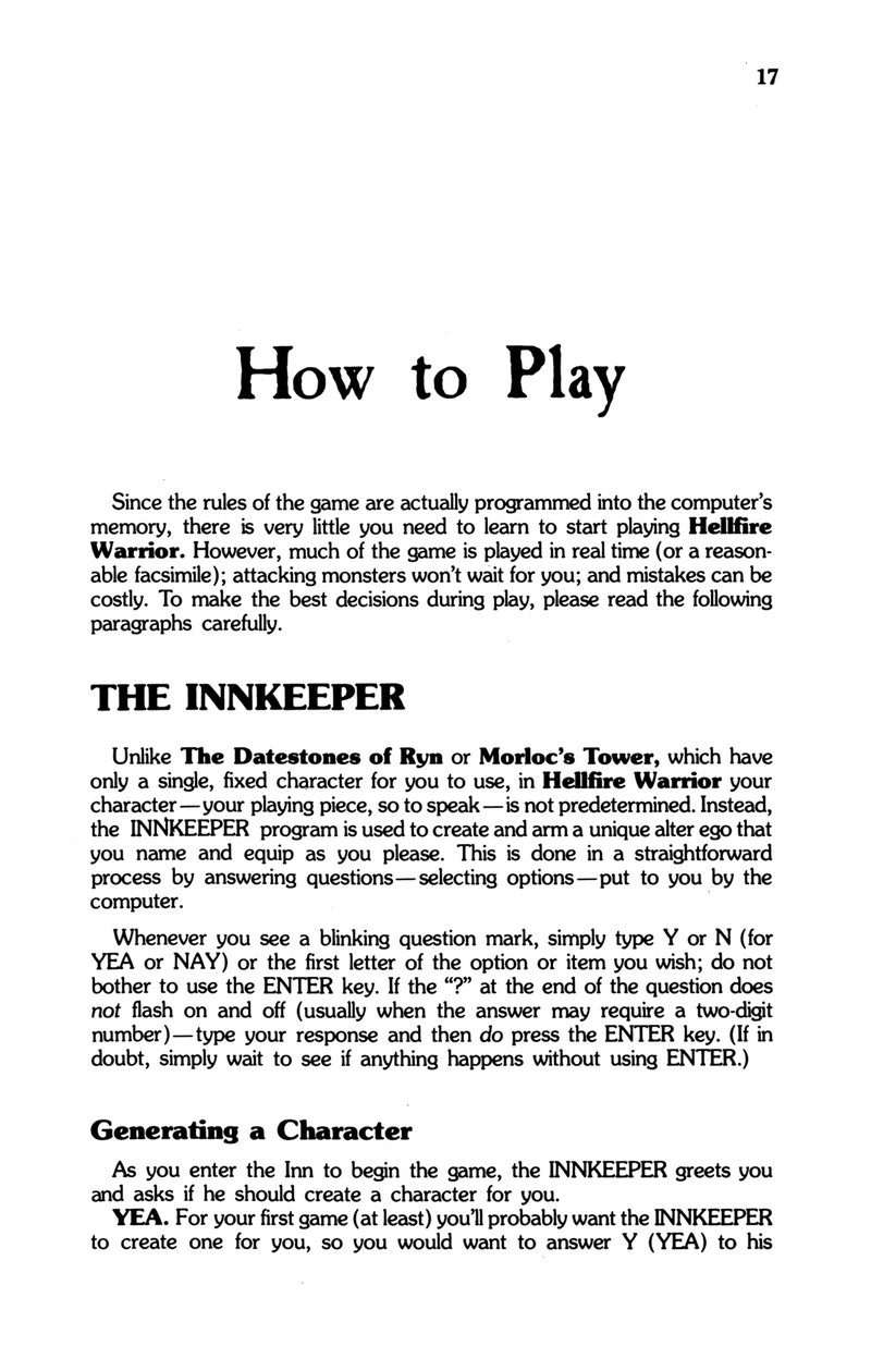 Instructions page 17