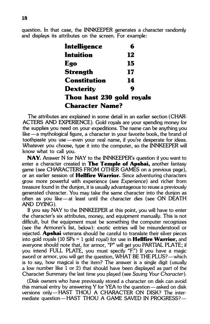 Instructions page 18