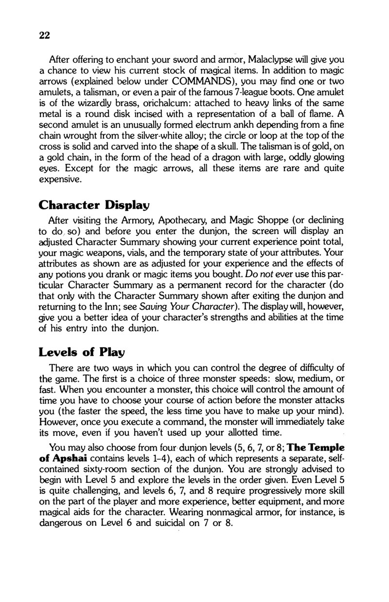 Instructions page 22