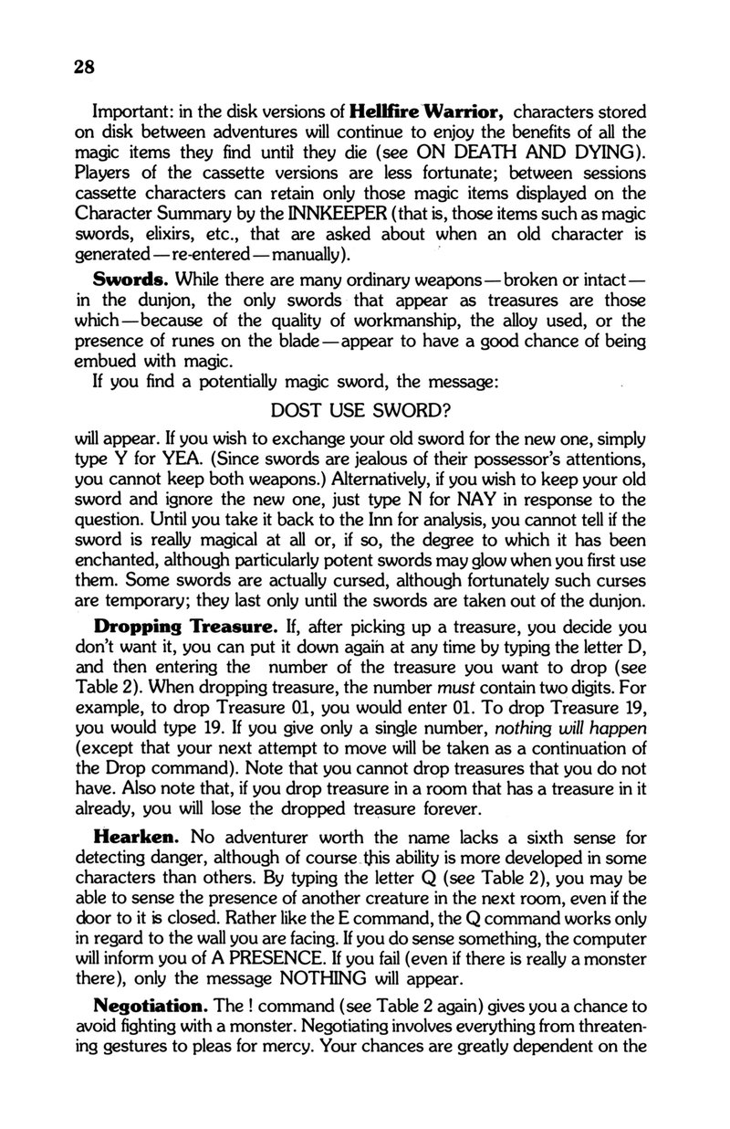 Instructions page 28