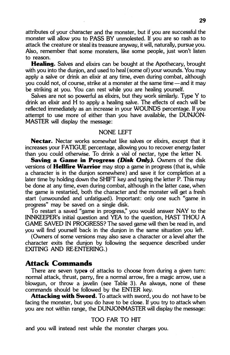 Instructions page 29