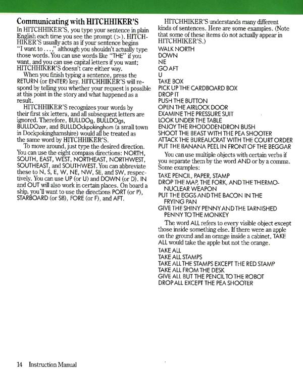 Instructions page 14