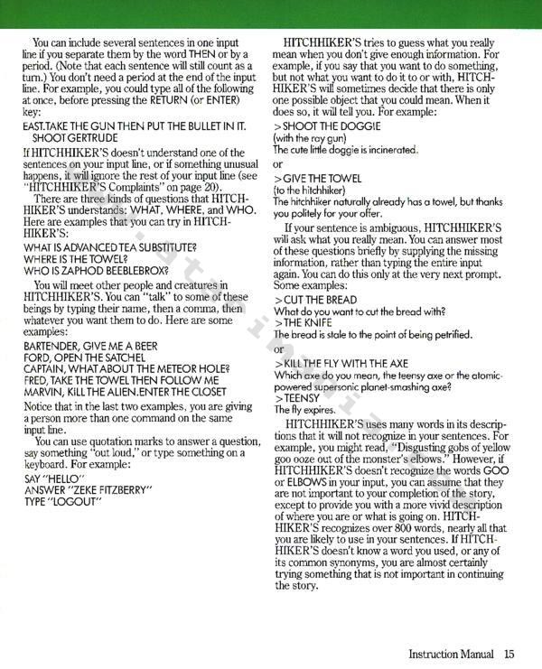 Instructions page 15