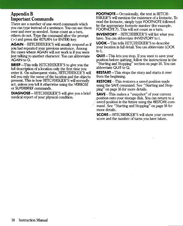 Instructions page 18
