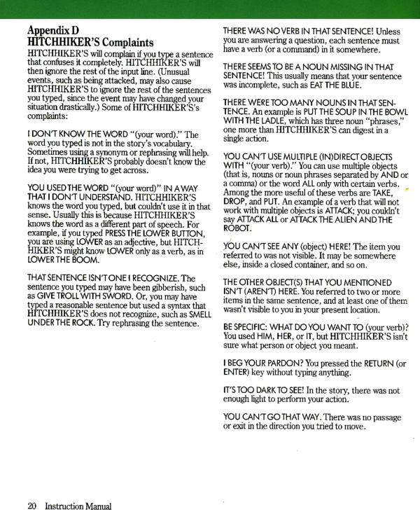 Instructions page 20