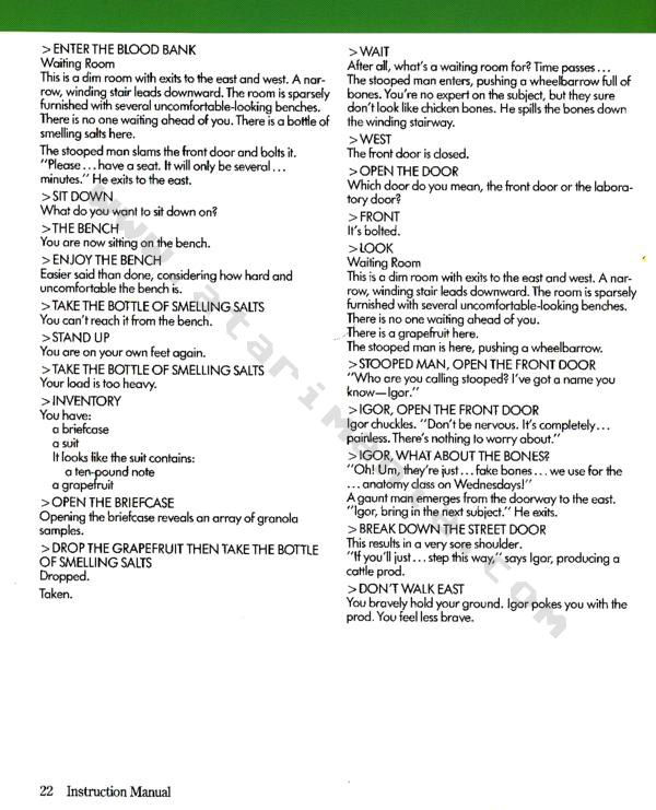 Instructions page 22