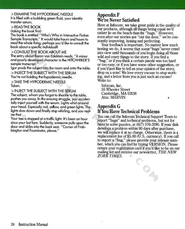 Instructions page 24