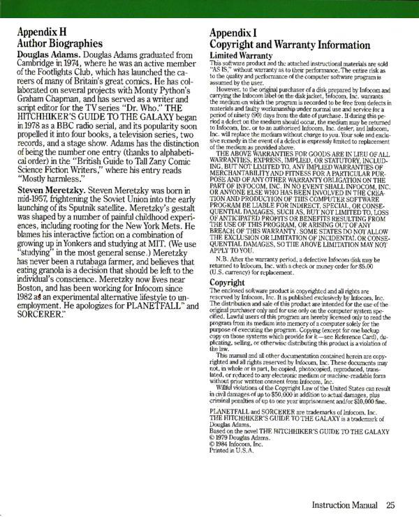 Instructions page 25