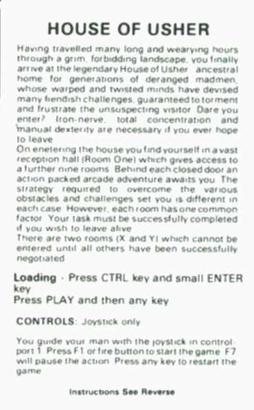 Instructions page 1
