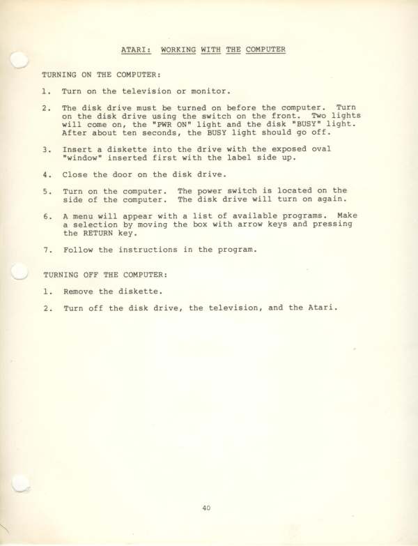 Instructions page 43