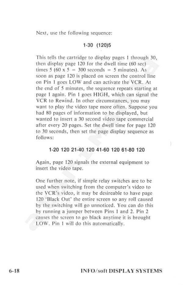 Instructions page 141