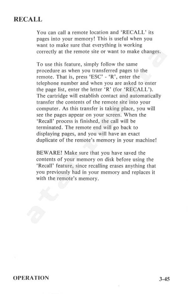 Instructions page 88