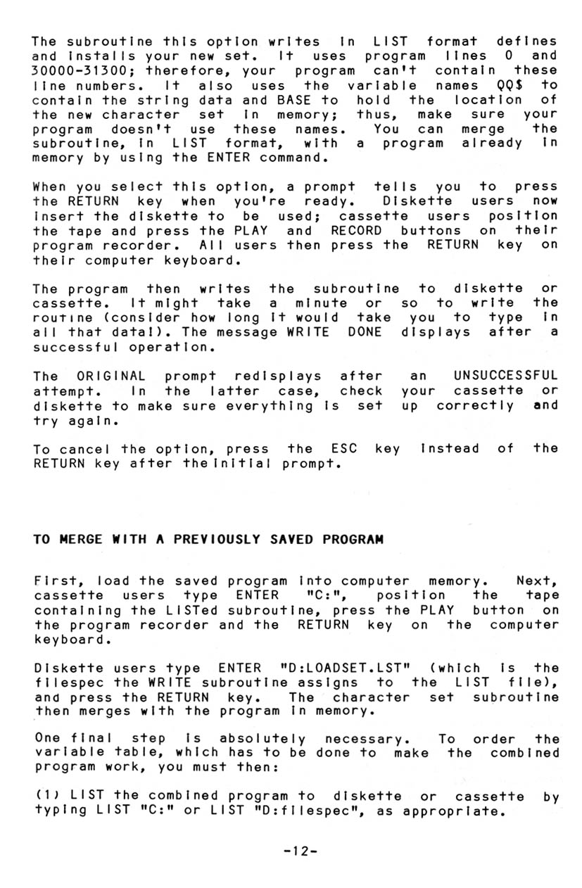 Instructions page 13