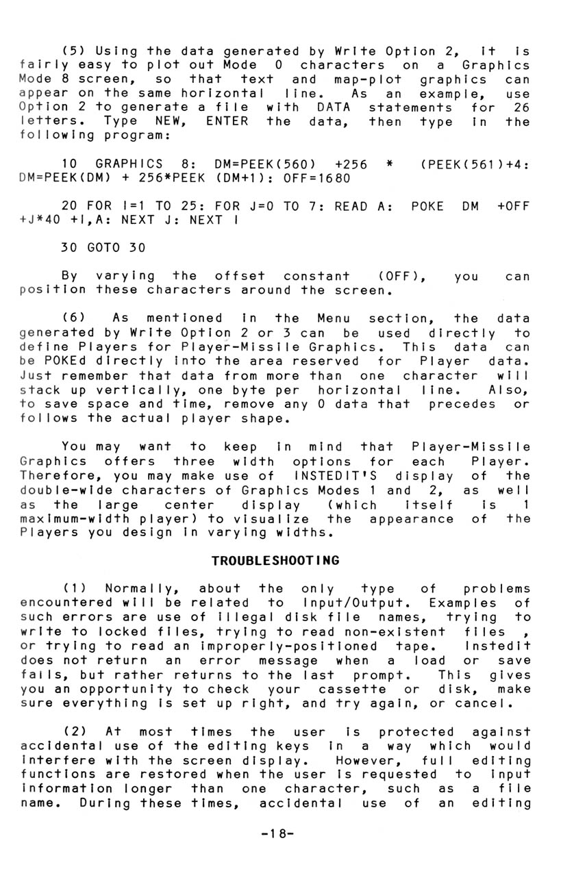 Instructions page 19