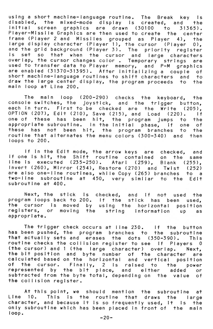 Instructions page 21