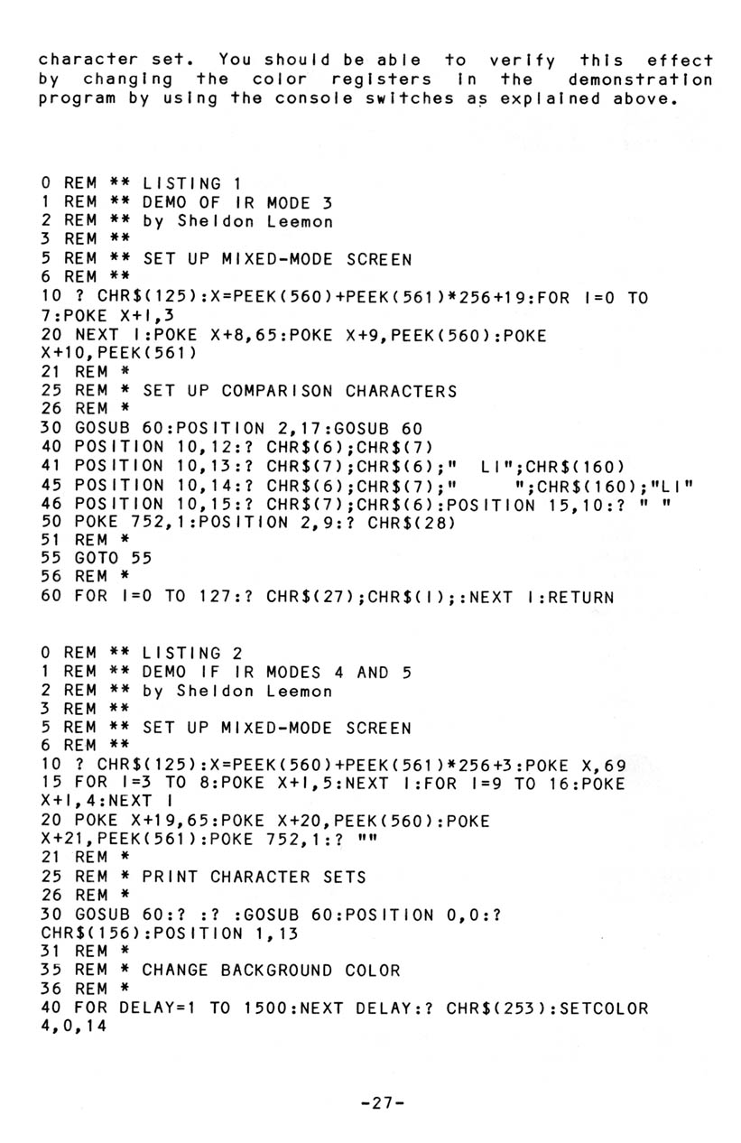 Instructions page 28