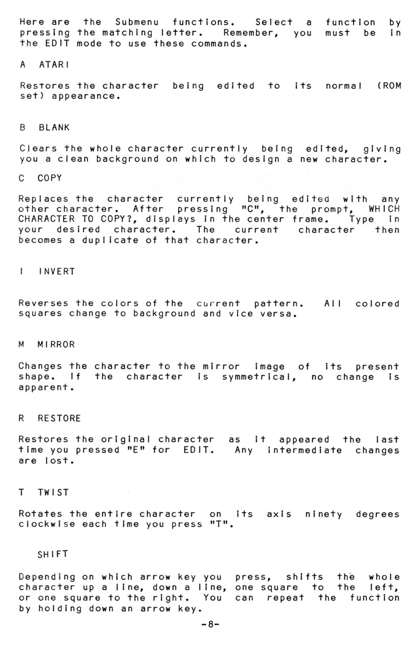 Instructions page 9