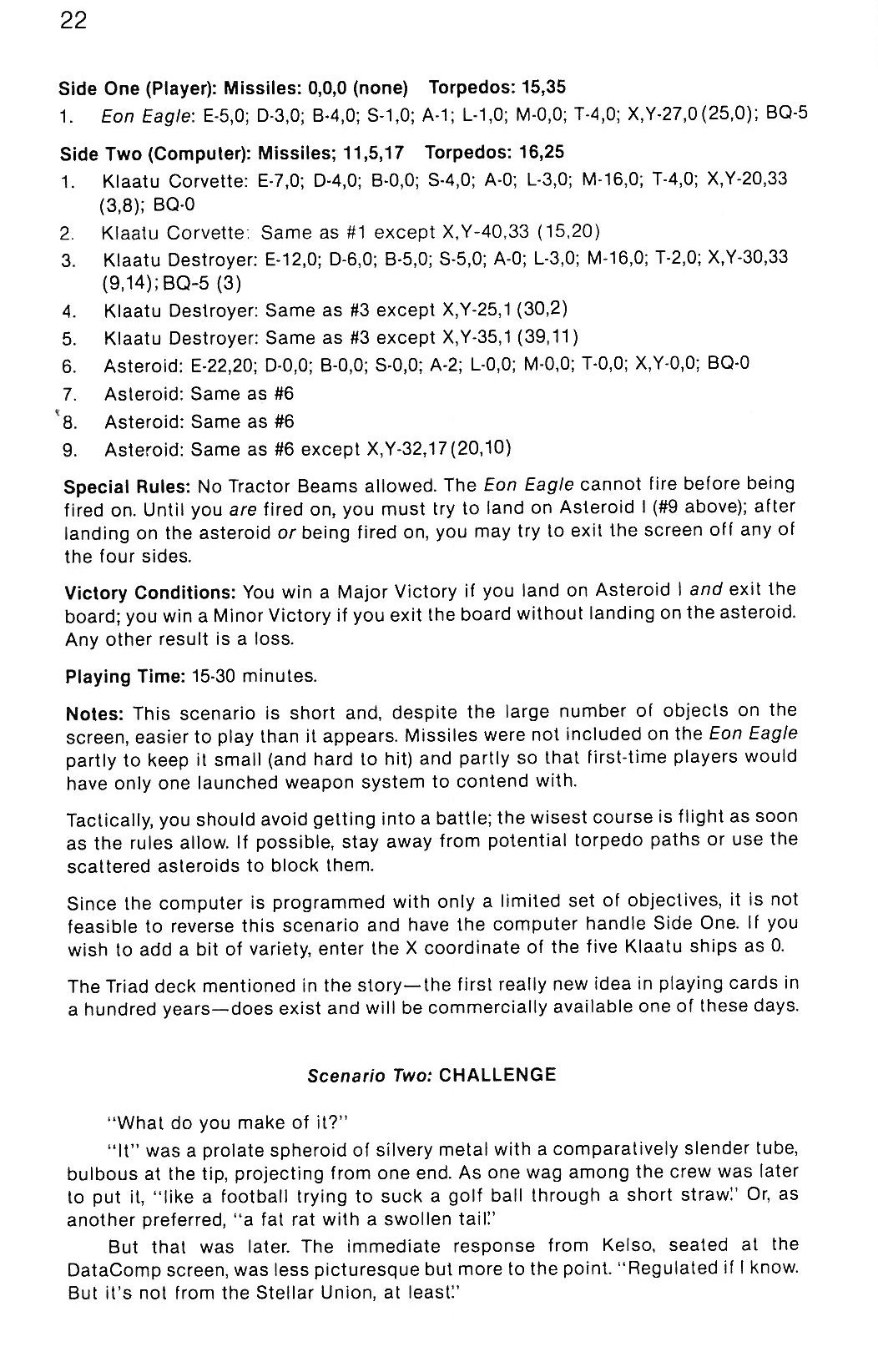 Instructions page 22