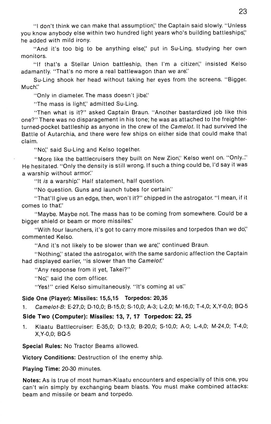 Instructions page 23