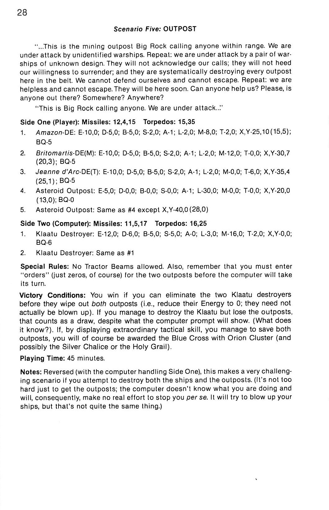 Instructions page 26