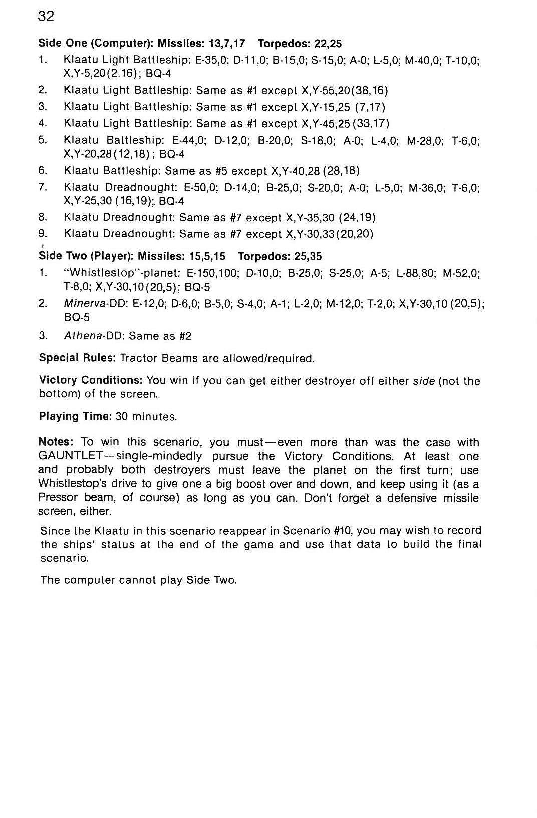 Instructions page 30
