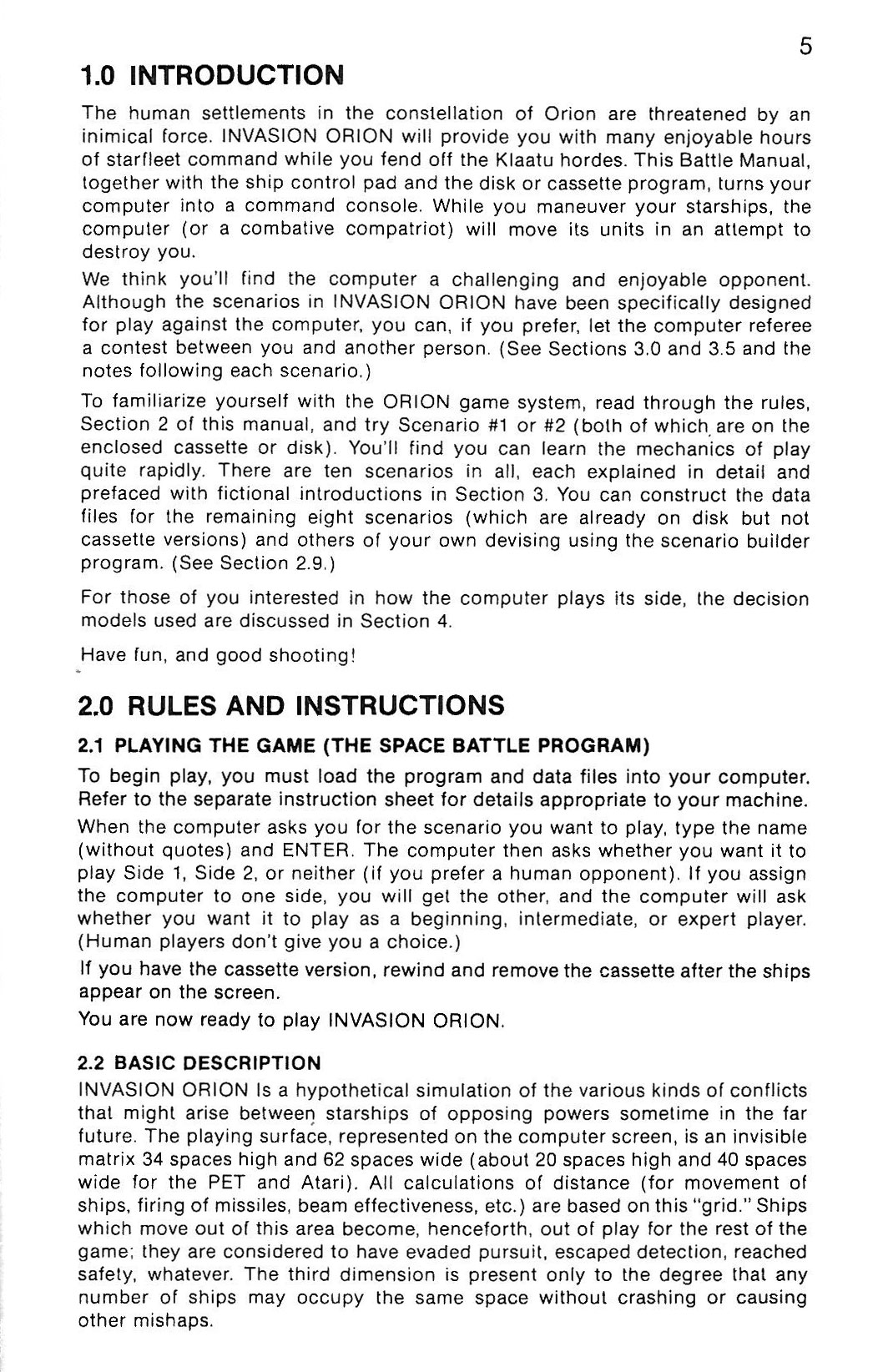 Instructions page 5