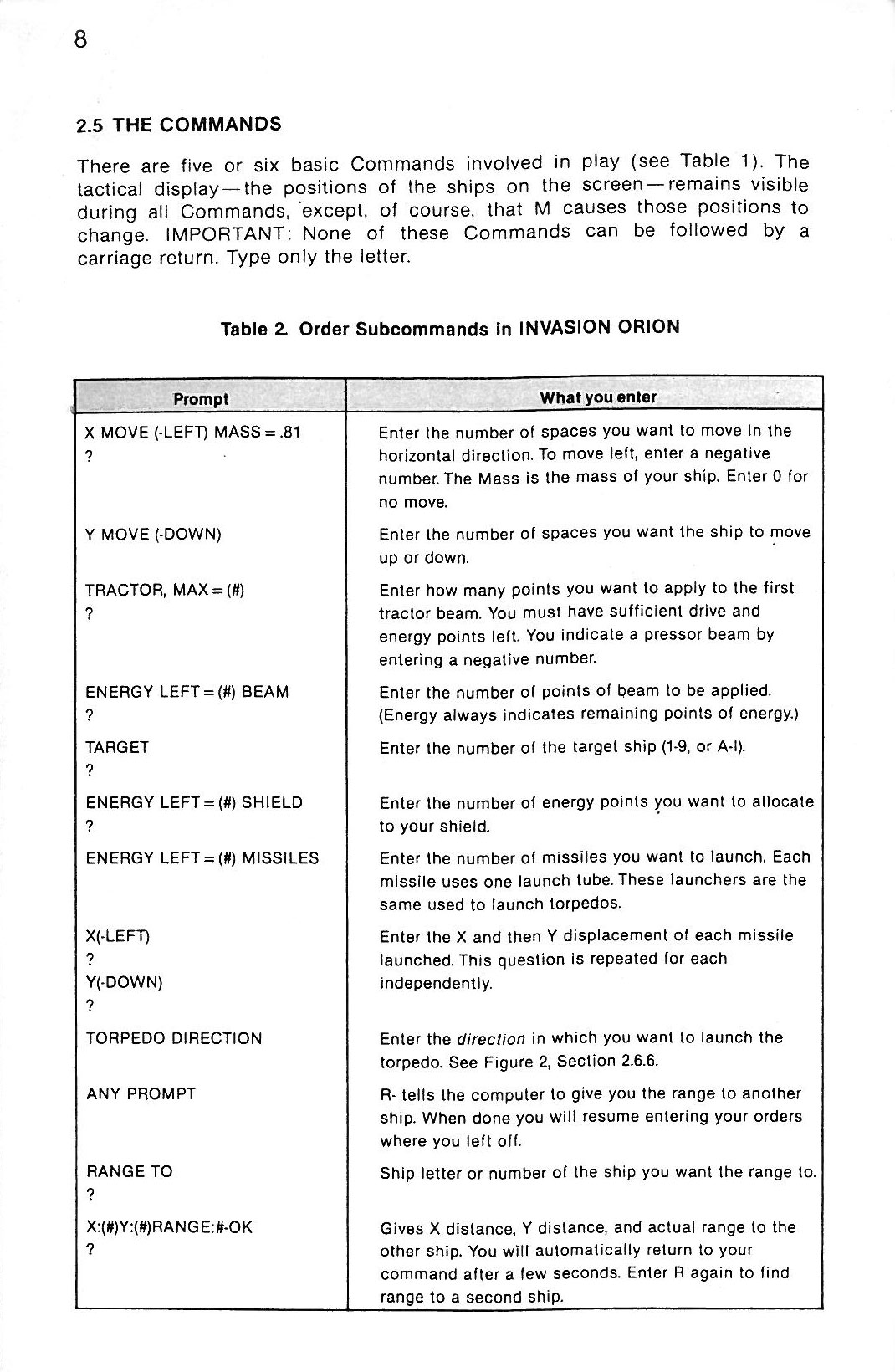 Instructions page 8