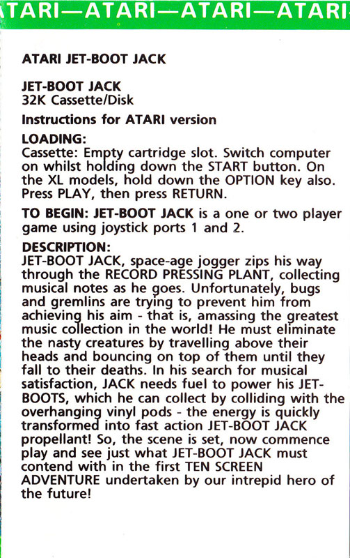 Instructions page 1