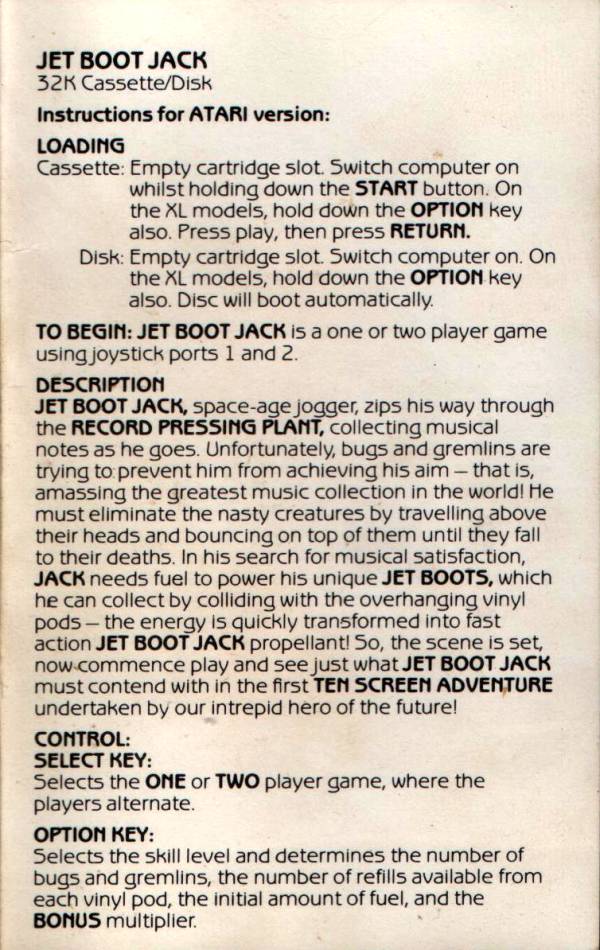 Instructions page 1