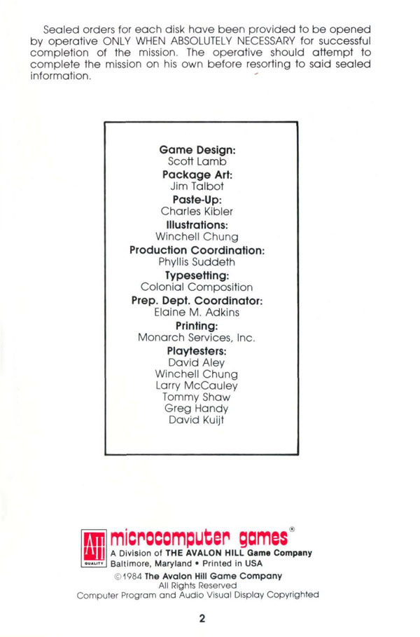 Instructions page 2