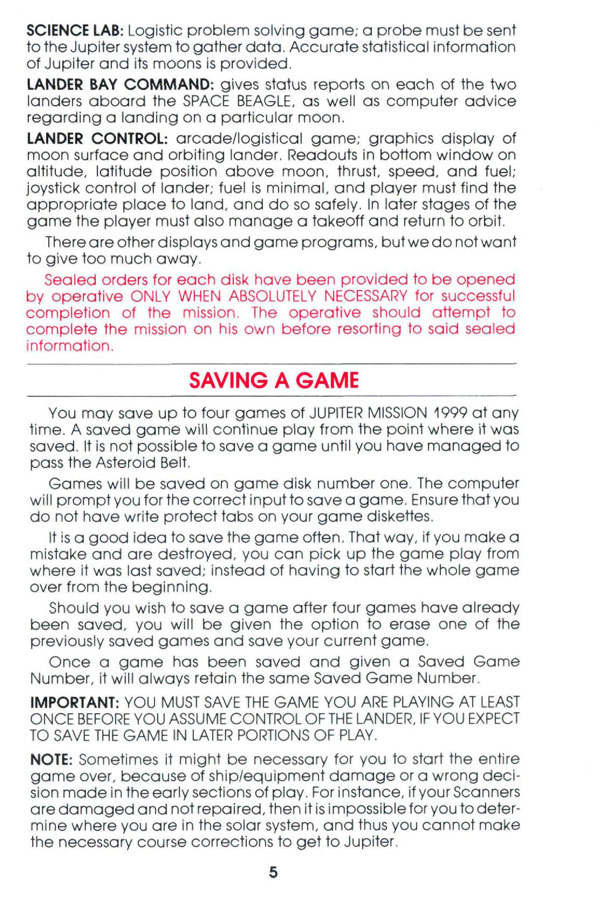 Instructions page 5
