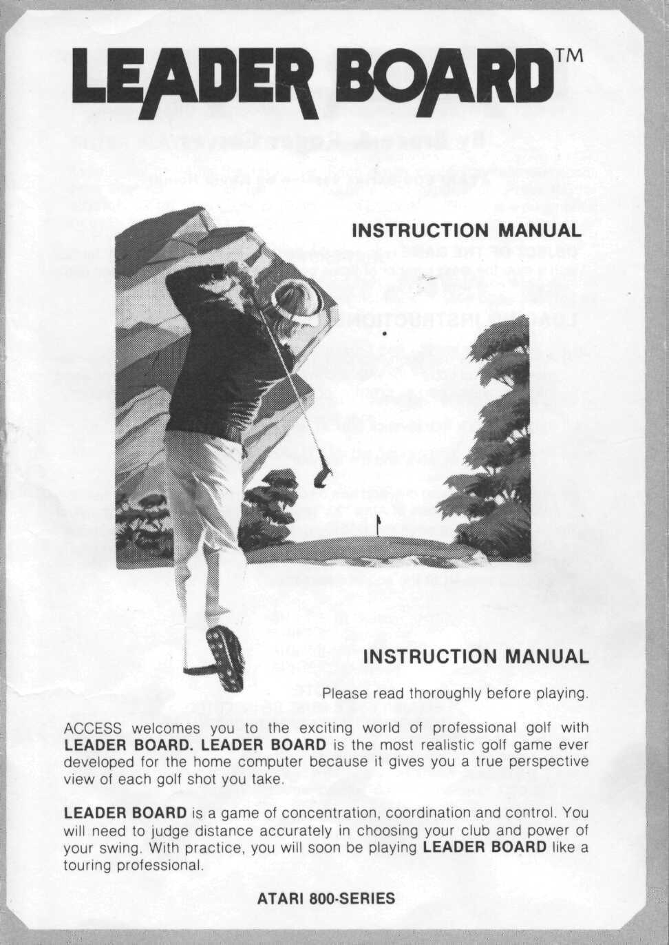 Instructions page 1