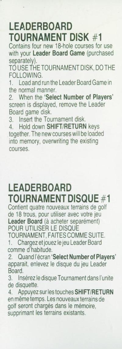 Instructions page 1