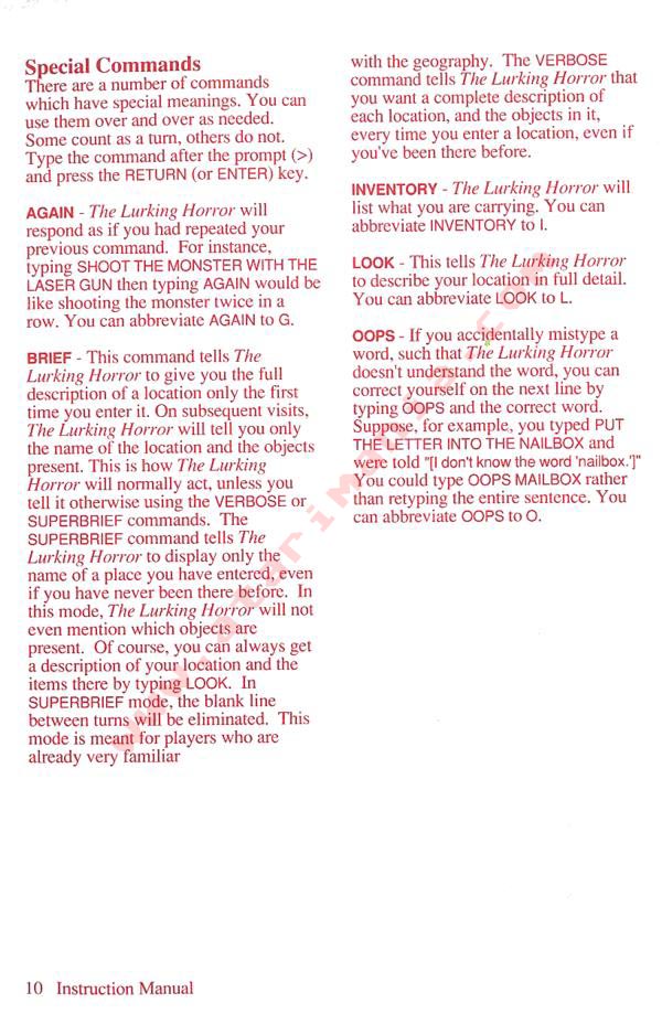 Instructions page 10